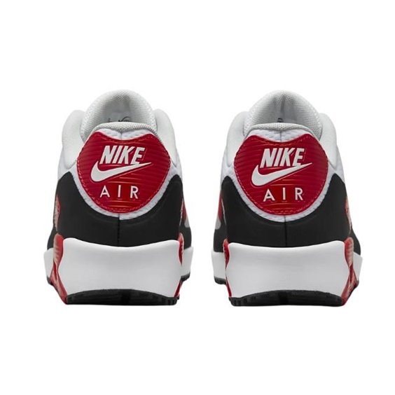 Nike Air Max 90G Unisex Golfschuhe, weiss/rot