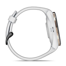 Garmin Approach S70 42mm GPS-Uhr, schwarze Keramiklünette / weißes Silikonarmband