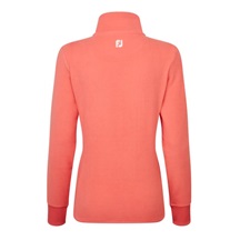 Footjoy Asymmetric Full-Zip Fleece Damen Sweatshirt, orange