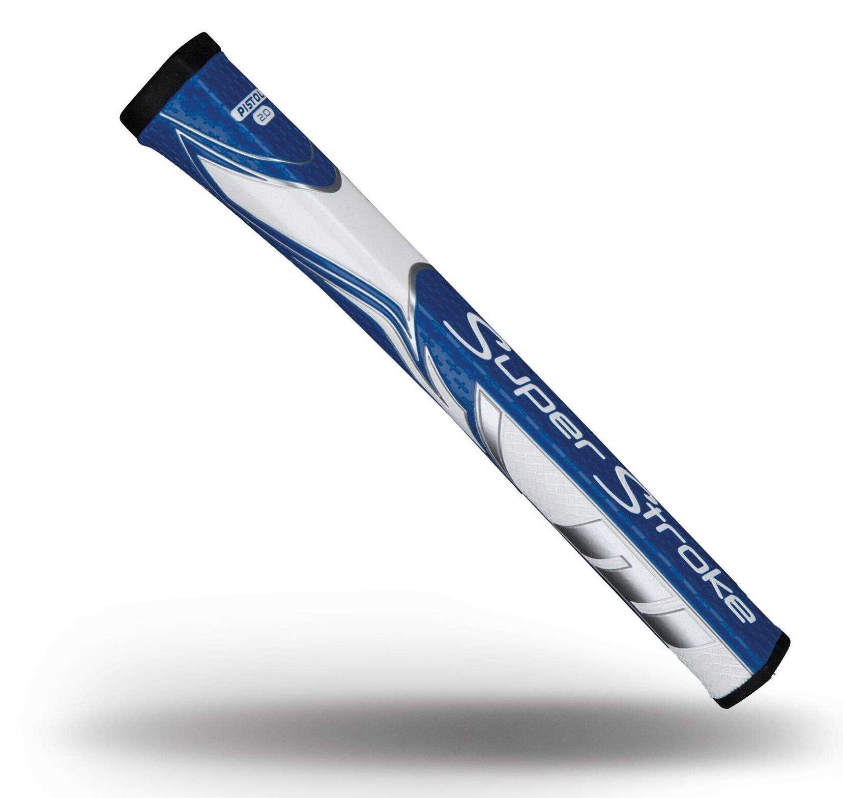 SuperStroke Zenergy Pistol GT 2.0 Putter Griff, blau/weiss