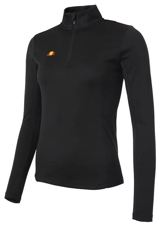 Ellesse Telero 1/2 Zip Damen Top, schwarz