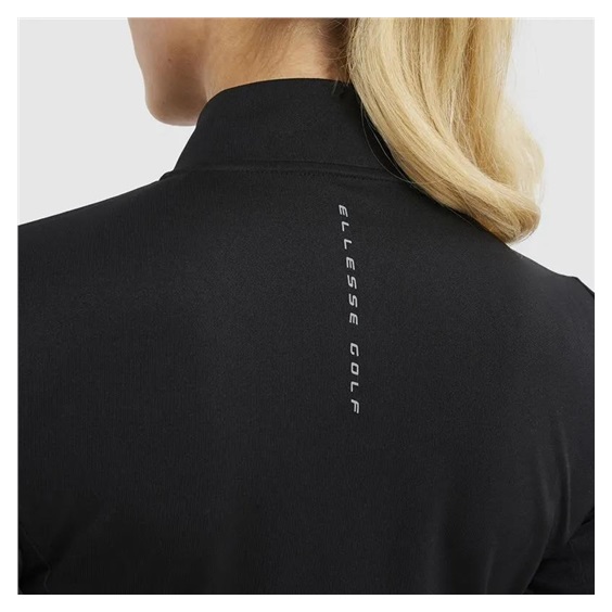 Ellesse Telero 1/2 Zip Damen Top, schwarz