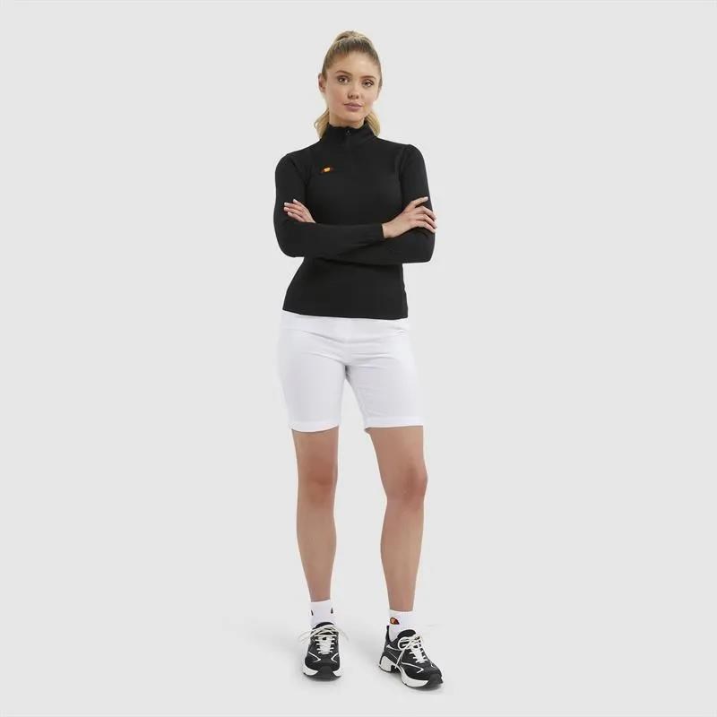 Ellesse Telero 1/2 Zip Damen Top, schwarz