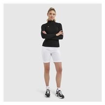 Ellesse Telero 1/2 Zip Damen Top, schwarz