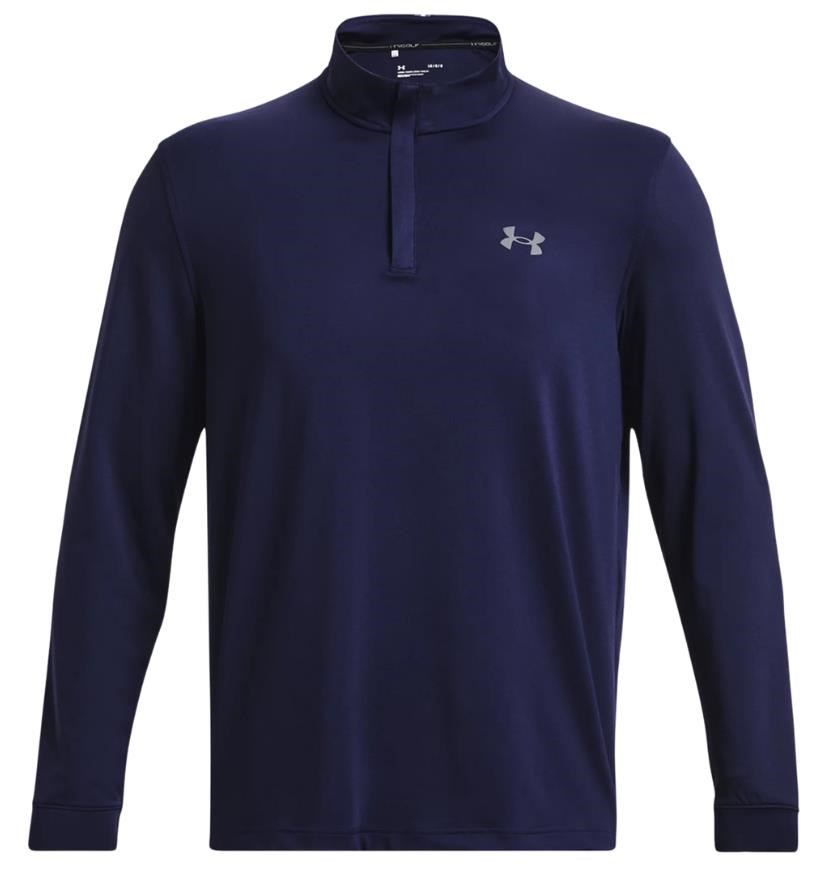 Under Armour Playoff 1/4 Zip Herren Sweatshirt, dunkelblau