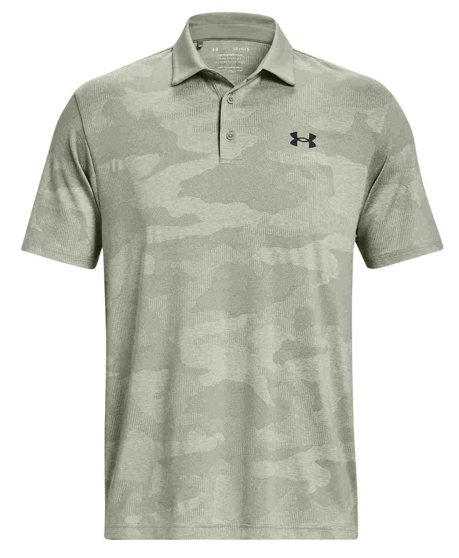 Under Armour Playoff 3.0 Jacquard Herren Poloshirt, grove green