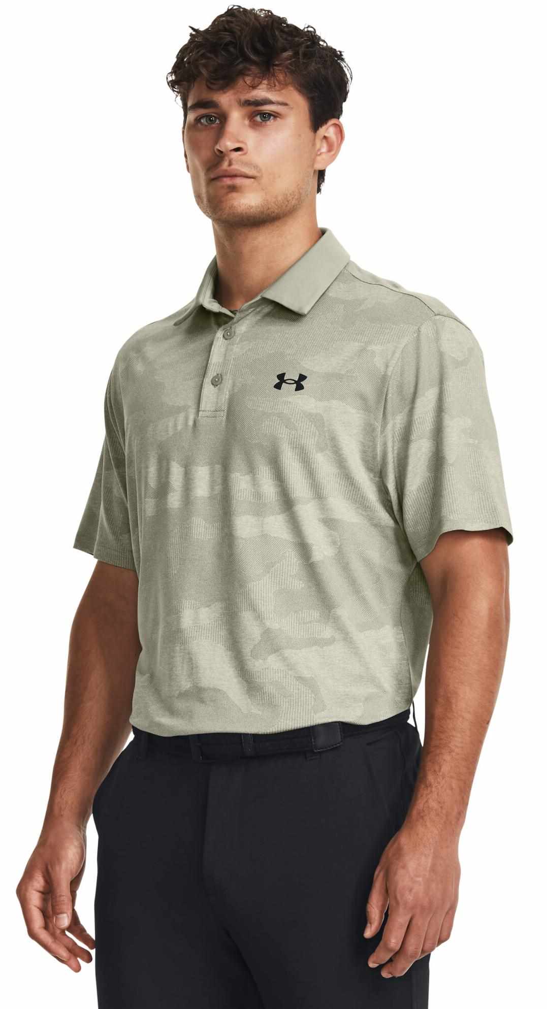 Under Armour Playoff 3.0 Jacquard Herren Poloshirt, grove green