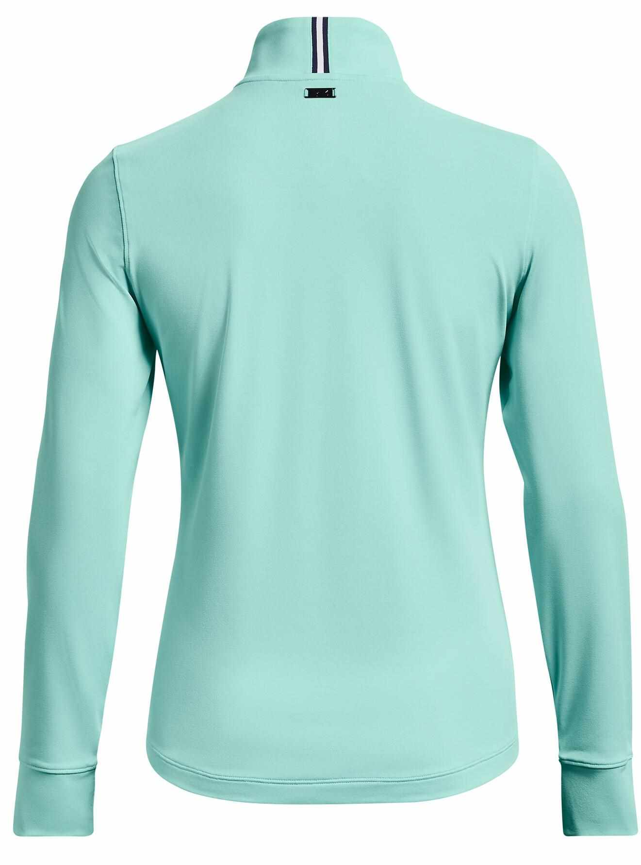 Under Armour Playoff 1/4 Zip Damen Sweatshirt, neo turquoise