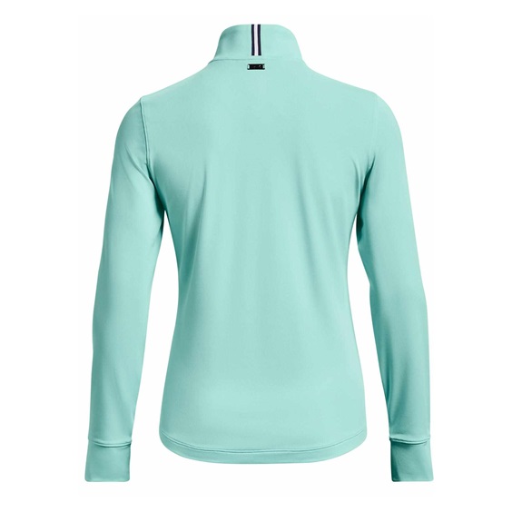 Under Armour Playoff 1/4 Zip Damen Sweatshirt, neo turquoise