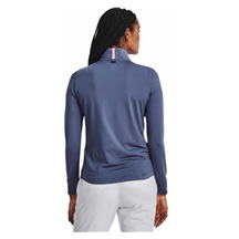 Under Armour Playoff 1/4 Zip Damen Sweatshirt, hushed blue