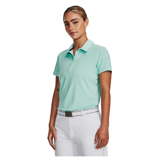 Under Armour Zinger Playoff Damen Poloshirt, neo turquoise