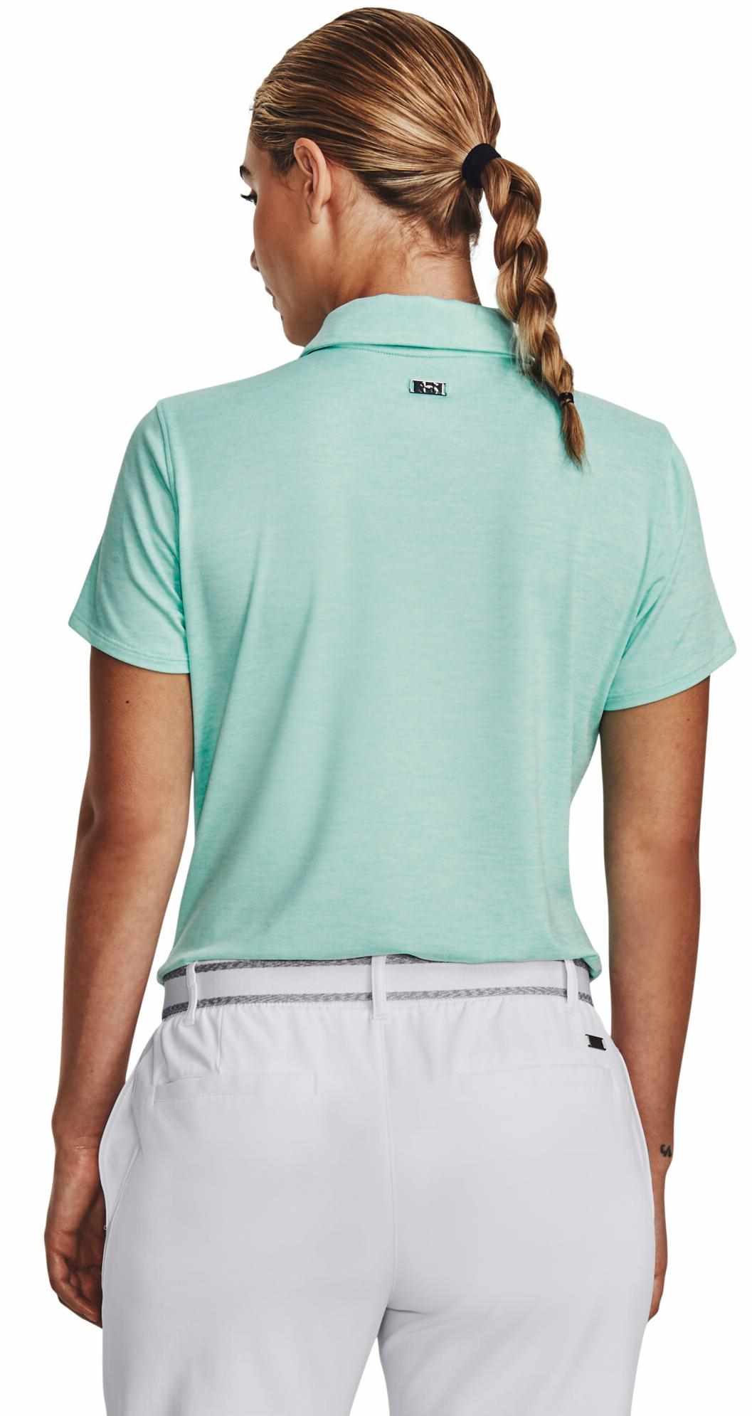 Under Armour Zinger Playoff Damen Poloshirt, neo turquoise