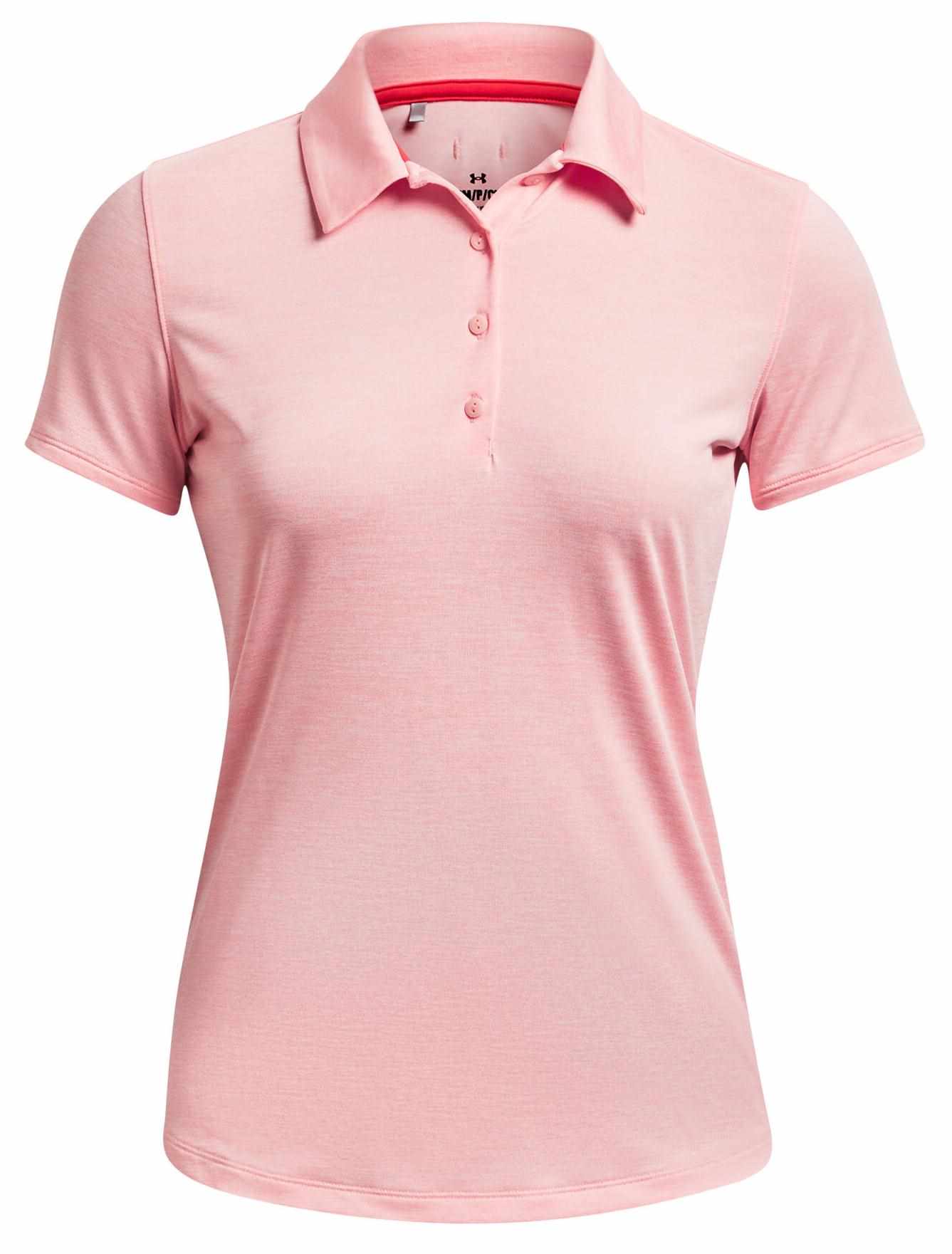 Under Armour Zinger Playoff Damen Poloshirt, rosa
