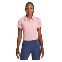 Under Armour Zinger Playoff Damen Poloshirt, rosa