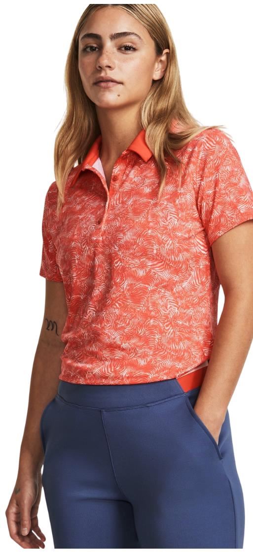 Under Armour Playoff Damen Poloshirt, rot