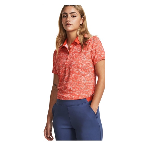 Under Armour Playoff Damen Poloshirt, rot