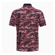 Under Armour Iso-Chill Edge Herren Poloshirt, dunkelblau/rot