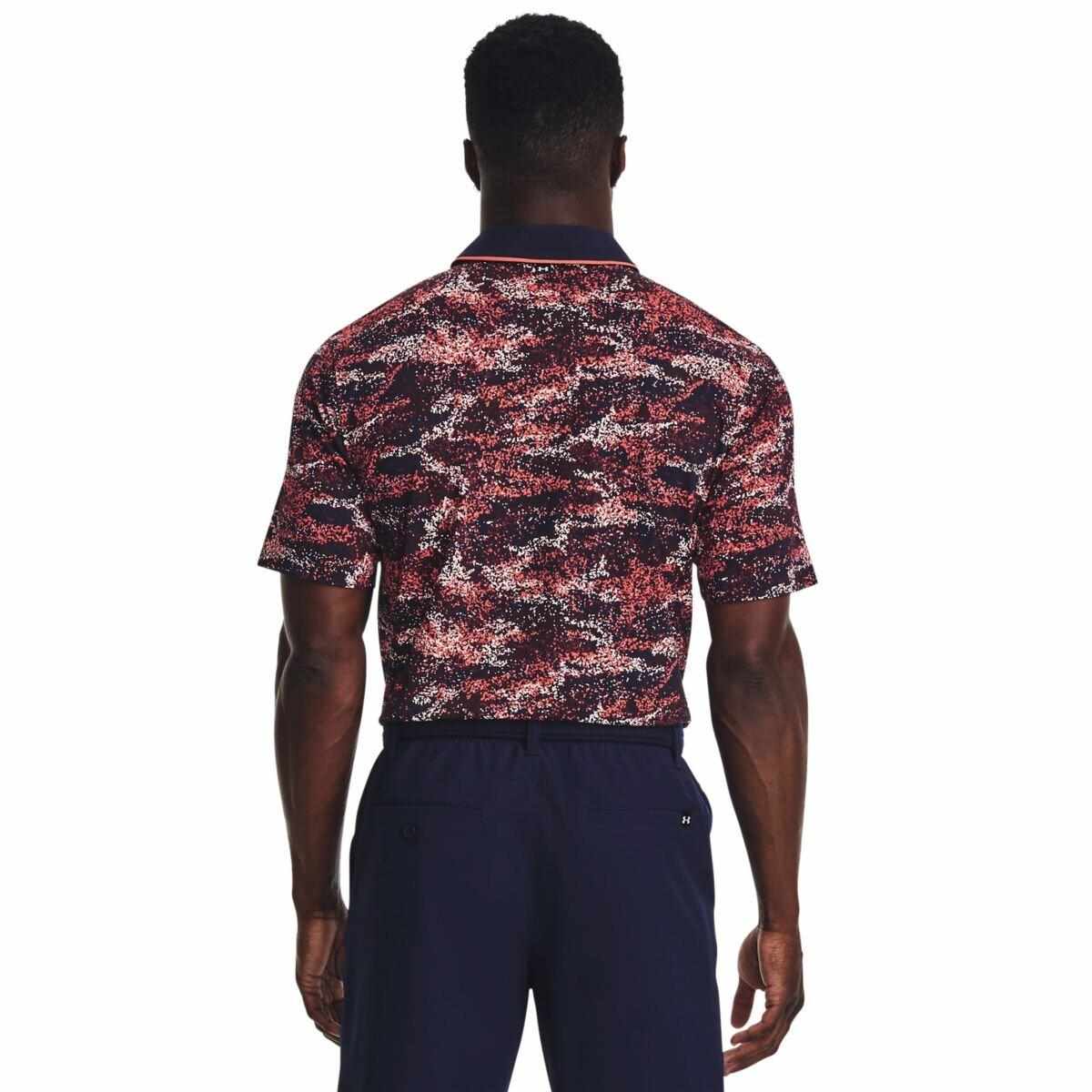 Under Armour Iso-Chill Edge Herren Poloshirt, dunkelblau/rot