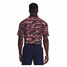 Under Armour Iso-Chill Edge Herren Poloshirt, dunkelblau/rot