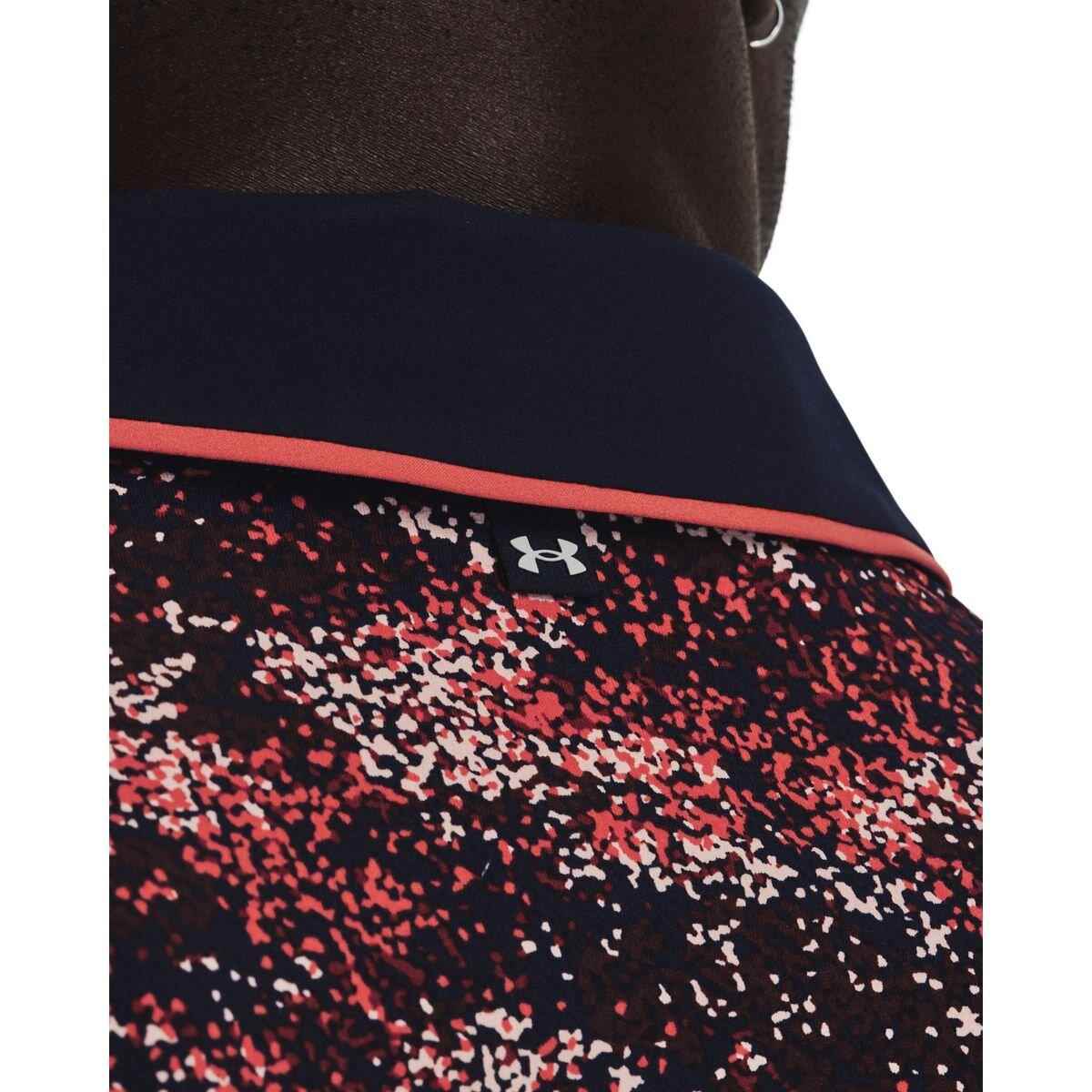 Under Armour Iso-Chill Edge Herren Poloshirt, dunkelblau/rot