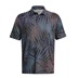 Under Armour Playoff 3.0 Printed Herren Poloshirt, schwarz/rosa