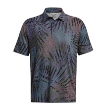 Under Armour Playoff 3.0 Printed Herren Poloshirt, schwarz/rosa