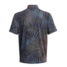 Under Armour Playoff 3.0 Printed Herren Poloshirt, schwarz/rosa