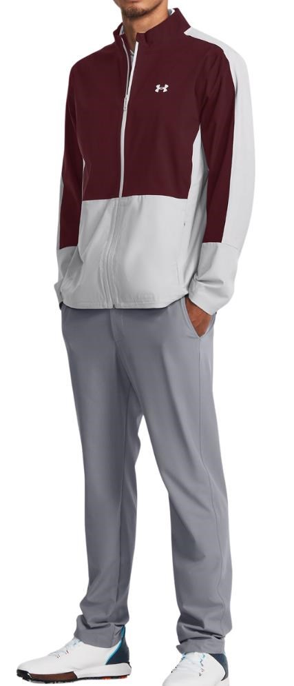 Under Armour Stormproof 3.0 Herrenjacke, dark maroon/gray