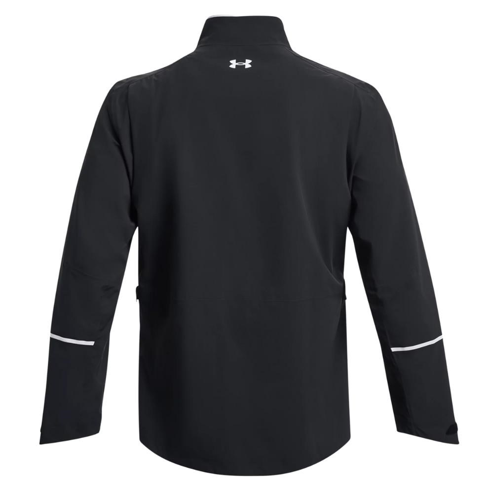 Under Armour Stormproof Cloudstrike Herrenjacke, schwarz/weiss