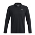 Under Armour Performance 3.0 Herren Langarm-Poloshirt, schwarz