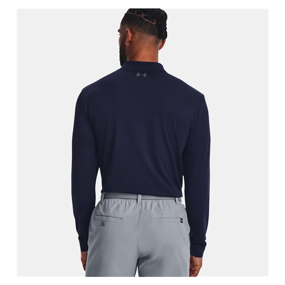 Under Armour Matchplay Herren Langarm-Poloshirt, dunkelblau