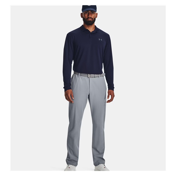 Under Armour Matchplay Herren Langarm-Poloshirt, dunkelblau
