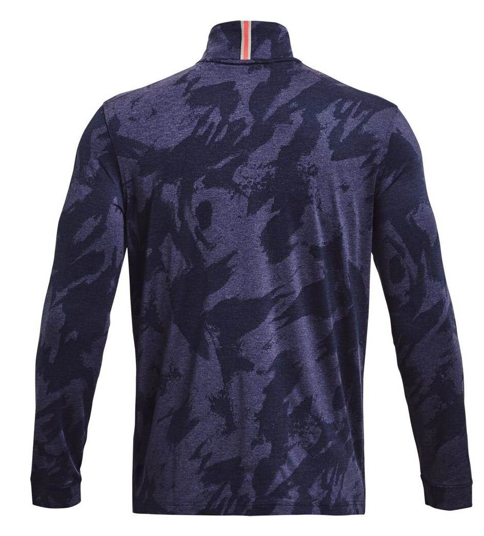 Under Armour Payoff Jacquard 1/4 Zip Herren Sweatshirt, dunkelblau