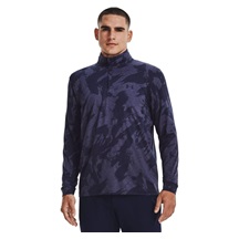 Under Armour Payoff Jacquard 1/4 Zip Herren Sweatshirt, dunkelblau