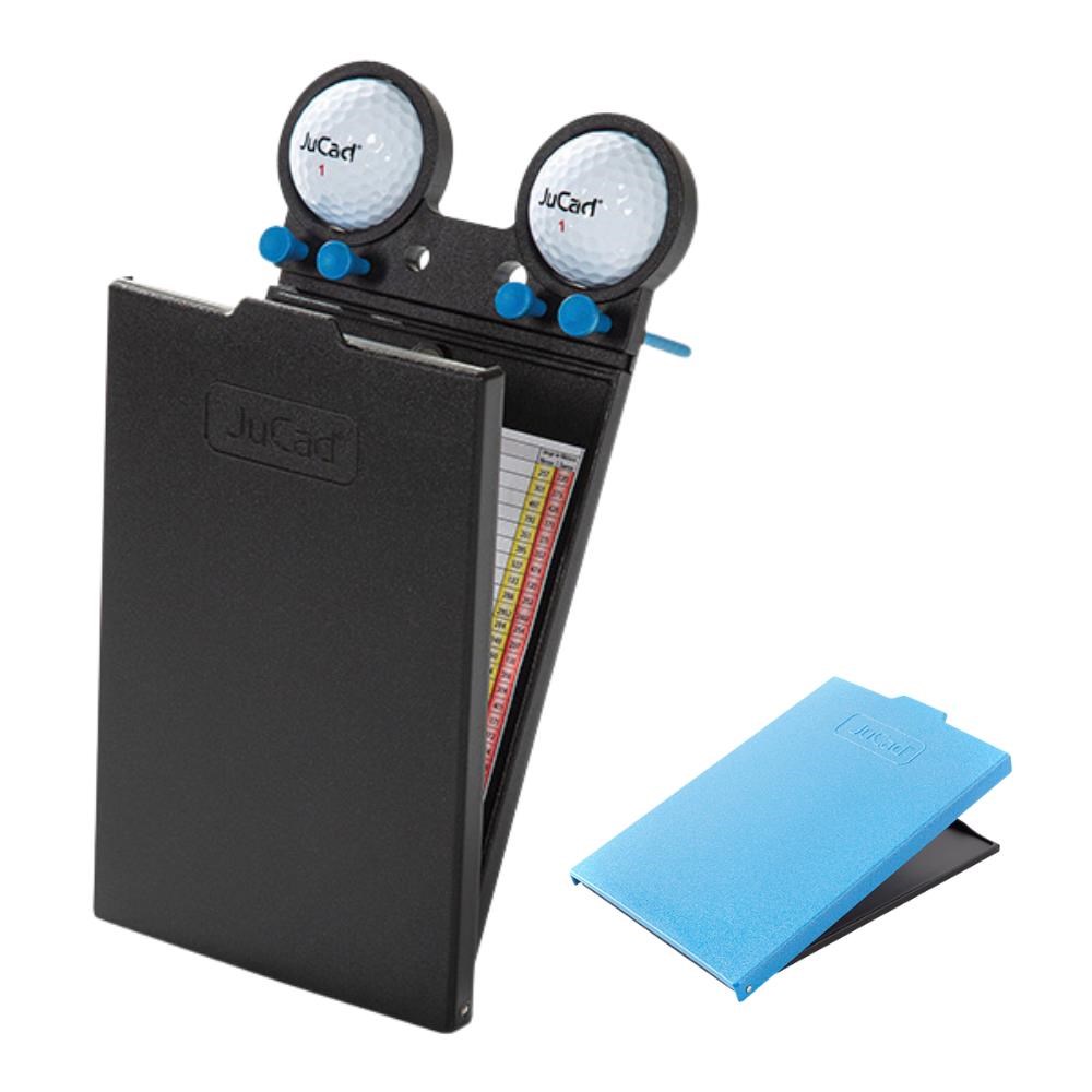 JuCad Scorekartenhalter, schwarz/blau Abdeckungs