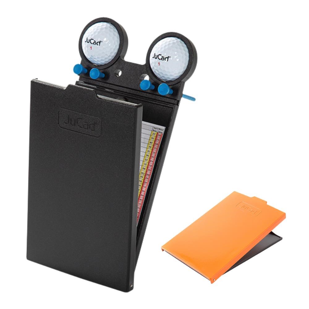 JuCad Scorekartenhalter, schwarz/orange Abdeckungs