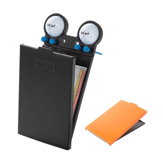 JuCad Scorekartenhalter, schwarz/orange Abdeckungs