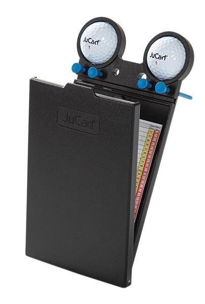 JuCad Scorekartenhalter, schwarz/gelb Abdeckungs