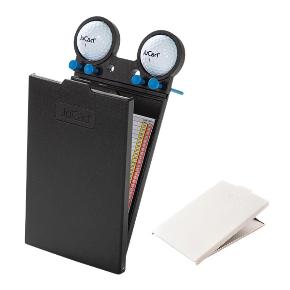 JuCad Scorekartenhalter, schwarz/weiss Abdeckungs