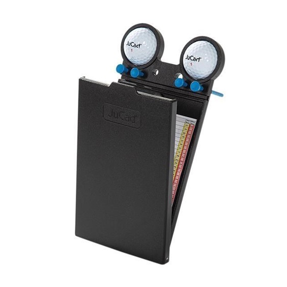 JuCad Scorekartenhalter, schwarz/weiss Abdeckungs