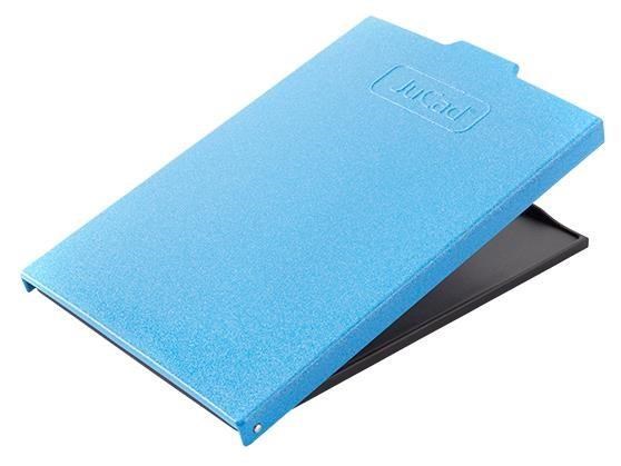 JuCad Scorekartenhalter, titanium/blau Abdeckungs