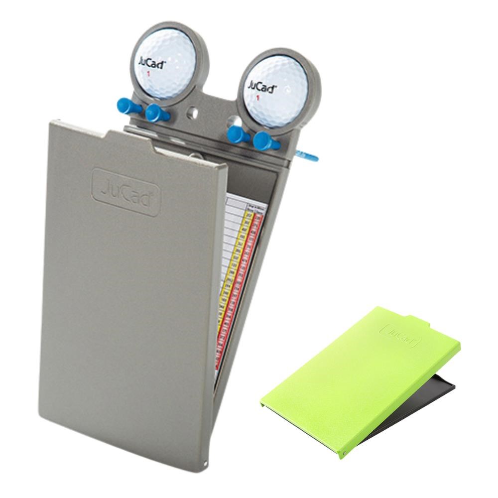 JuCad Scorekartenhalter, titanium/grün Abdeckungs