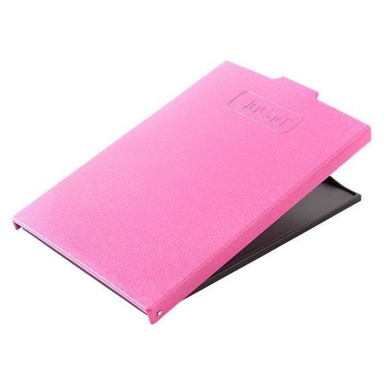 JuCad Scorekartenhalter, titanium/rosa Abdeckungs