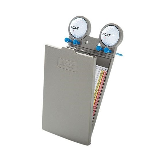 JuCad Scorekartenhalter, titanium/schwarz Abdeckungs