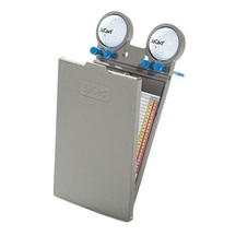 JuCad Scorekartenhalter, titanium/rot Abdeckungs