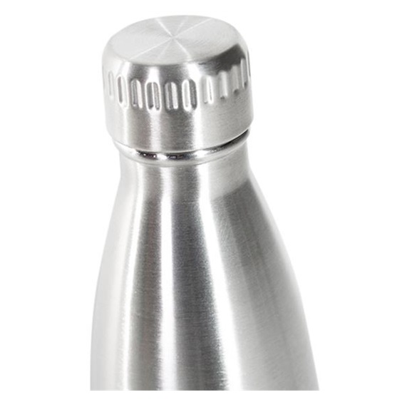 JuCad Stainless Steel Isolierflasche, Edelstahl
