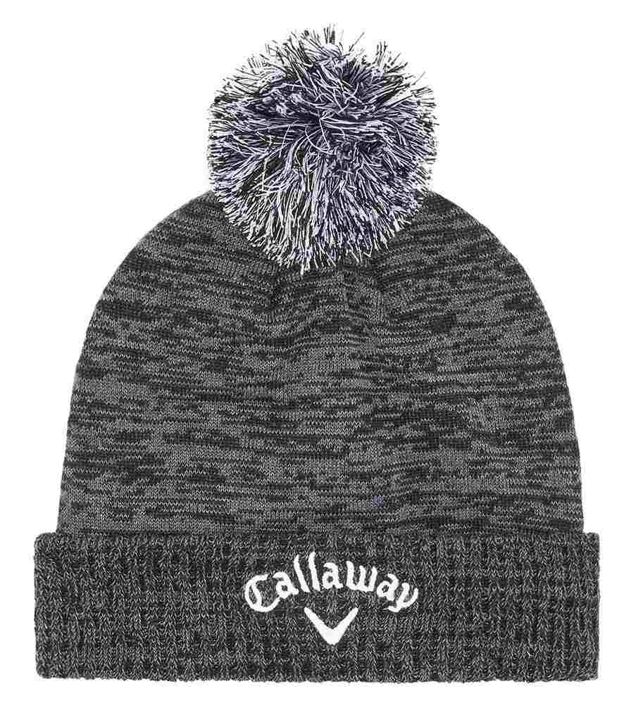 Callaway TA Pom Beanie Wintermütze, schwarz