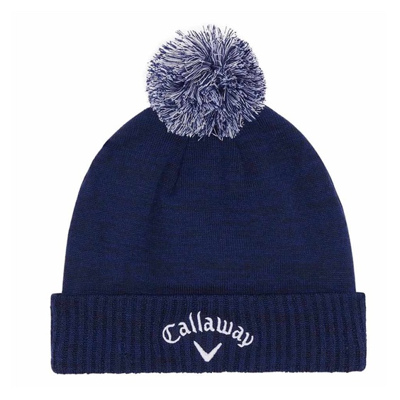 Callaway TA Pom Beanie Wintermütze, dunkelblau