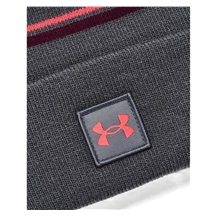 Under Armour Halftime Pom mens beanie, pitch gray/dark moon