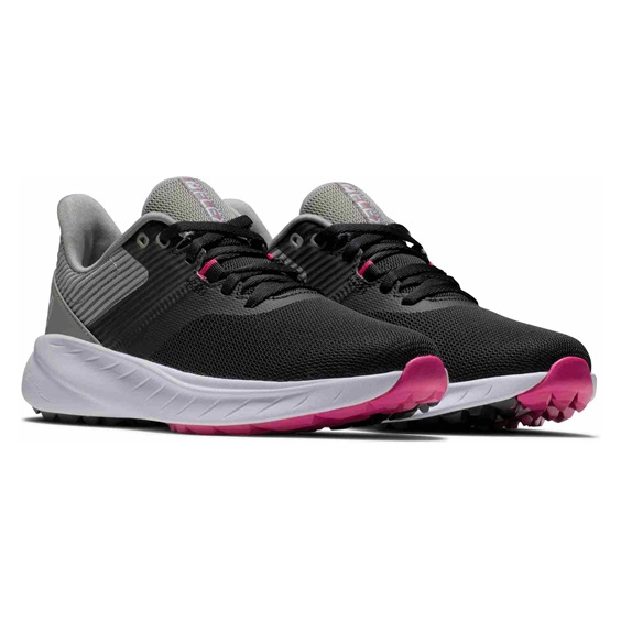 FootJoy Flex Damen Golfschuhe, schwarz/grau